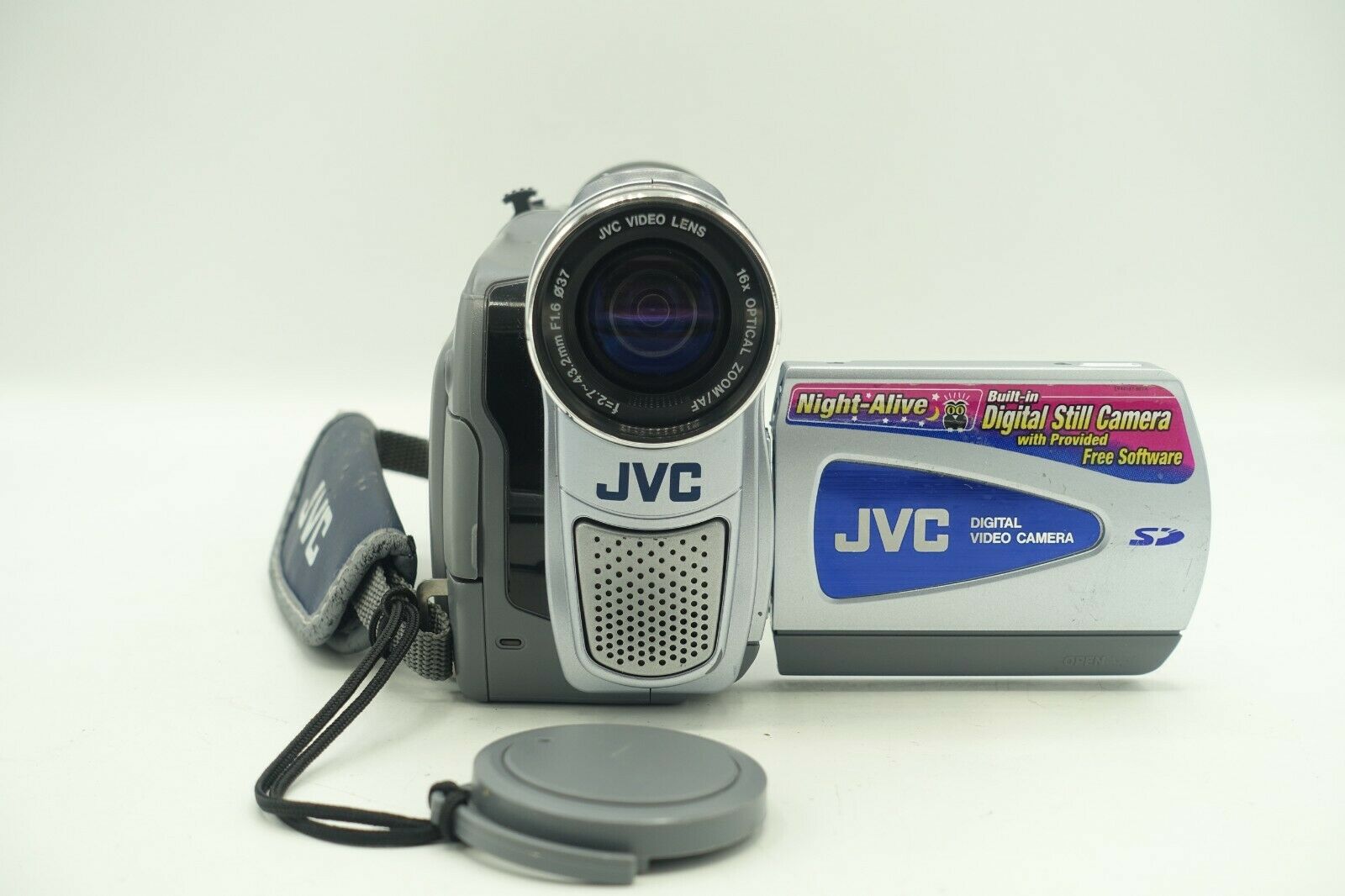 Caméscope JVC GR-DVM75U MiniDV - Zoom Numérique 200x, Avec Chargeur, Cassette Et Batterie